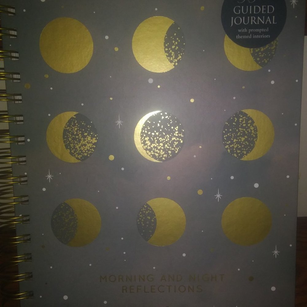 Lunar Moon Phase Guided Spiral Bound Journal